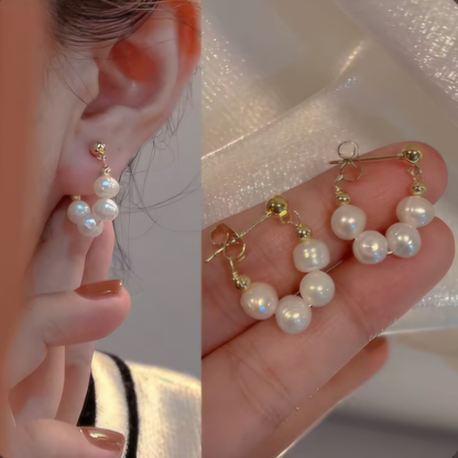 Pearl Ring Earrings