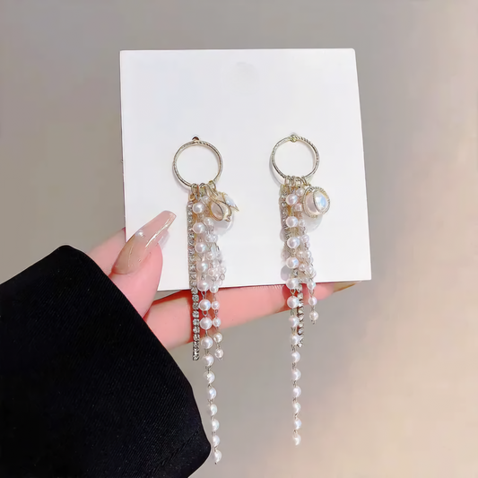 Timeless Pearl Tassel Drops