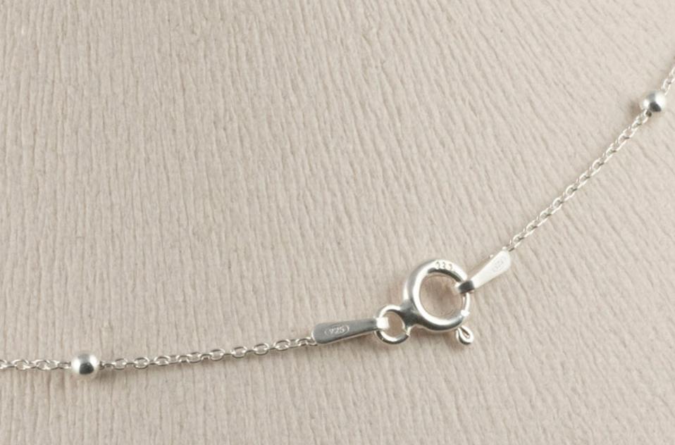 Silver Ball Chain Necklace