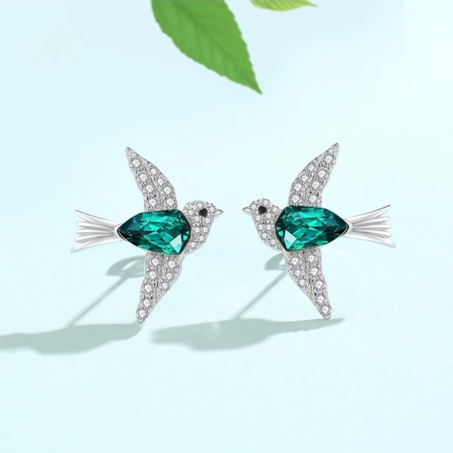 Little Bird Crystal Earrings