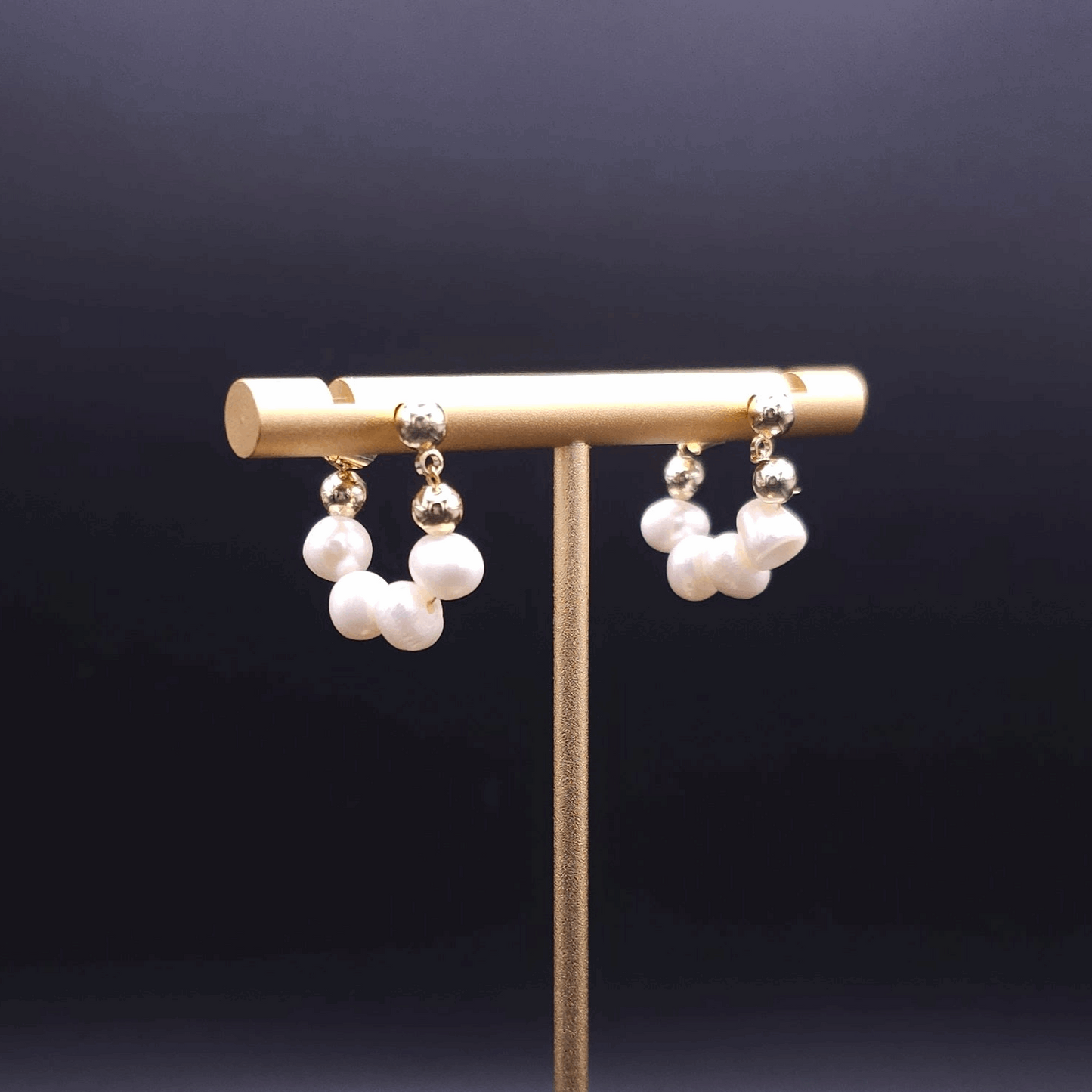 Pearl Ring Earrings