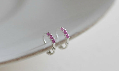 Mini Bling Huggie Earrings (3 Colors).