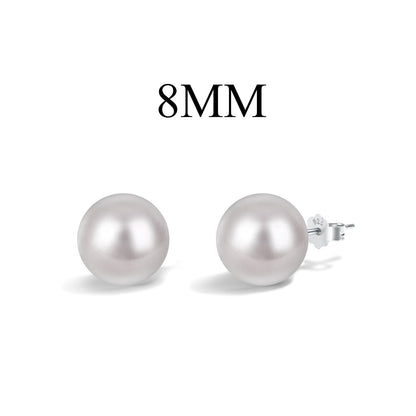 Simple Pearl Earrings (2 Sizes)