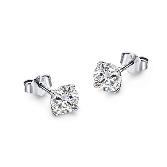 Sparkling on Spot Stud Earrings