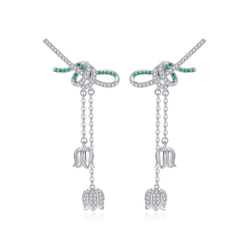 Lily of the Valley Drop Earrings