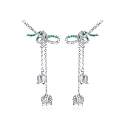 Lily of the Valley Drop Earrings