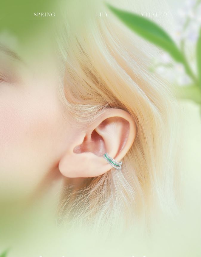 Lily of the Valley Earcuff