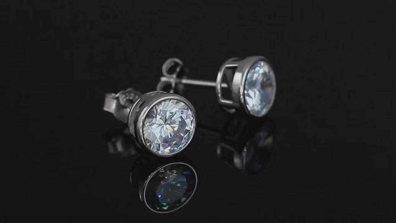 Video showcasing Delightful Dazzle Studs, detailing their sterling silver and cubic zirconia design in various sizes.